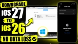 How to Downgrade iOS 27 to iOS 26 on Windows & Mac