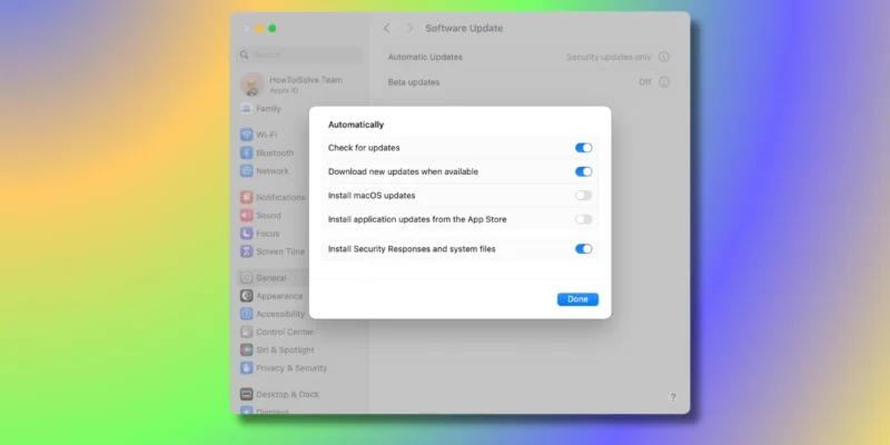 How to Enable & Disable Auto Updates on Mac