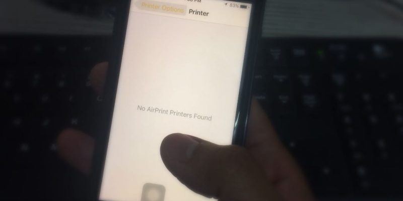 No AirPrint Printers Found on iPhone, iPad, Mac: Fixed