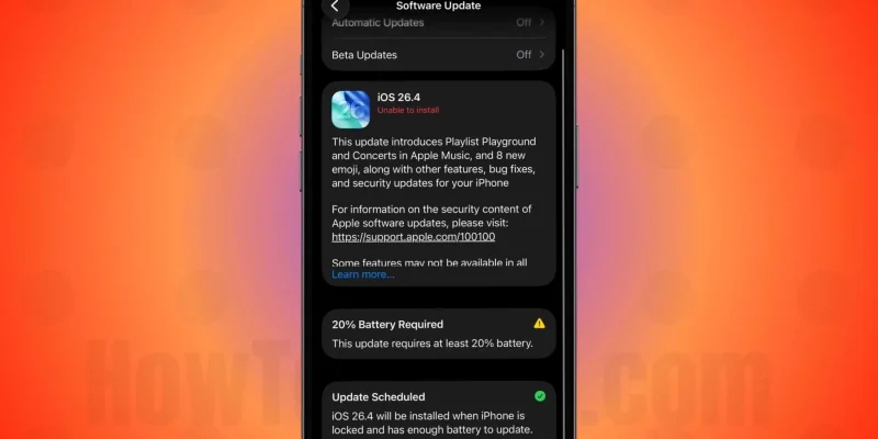 iOS 26.4.2 Unable to install Update on iPhone? 6 Tips to Fix it