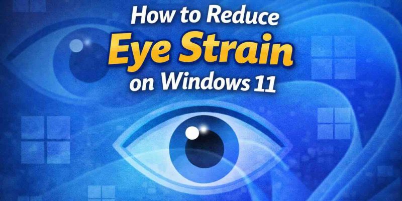 How to Reduce Eye Strain on Windows 11, 10