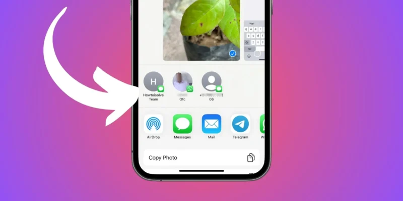 How to Remove Suggested Contacts From Share Sheet iPhone, iPad