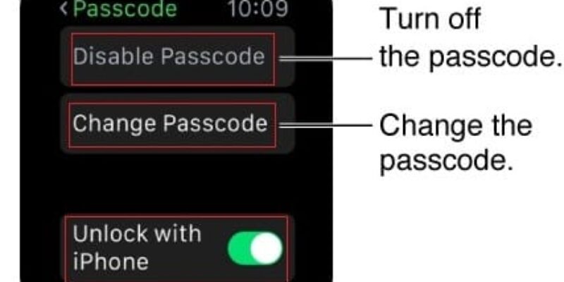 How to Turn ON Apple Watch Passcode