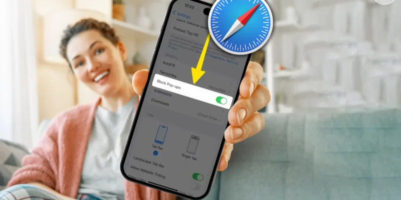 How to Stop Pop-Ups on an iPhone 15 Safari Browser (& Chrome)