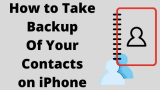 How to Backup Contacts on iPhone (iOS 26 Updated)