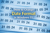 How to change date format windows 11 dd mm yyyy