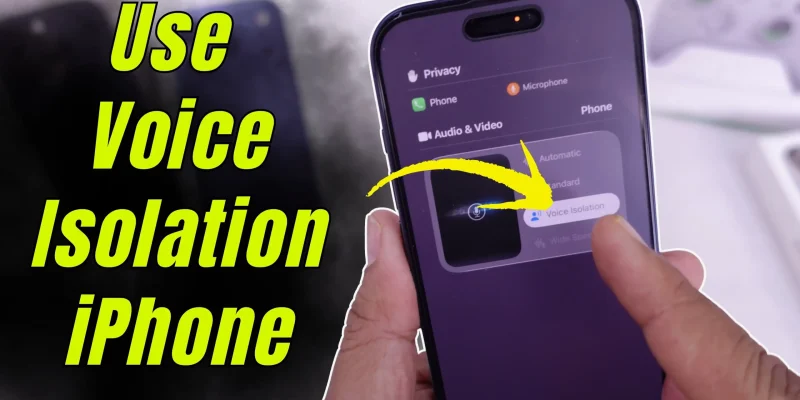 How to Turn On Voice Isolation on iPhone – iOS 26