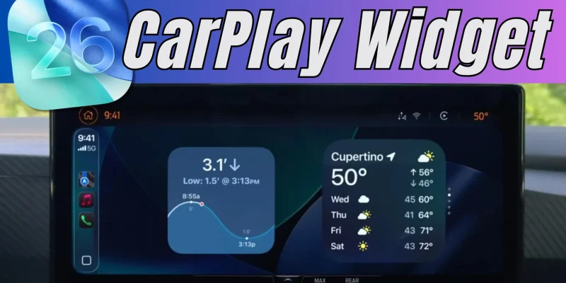 How to Use iOS 26 CarPlay Widgets on Your iPhone