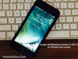 How to Access Notifications Center on iPhone lock screen (iOS 26)