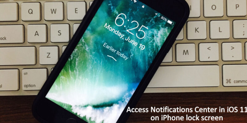 How to Access Notifications Center on iPhone lock screen (iOS 26)