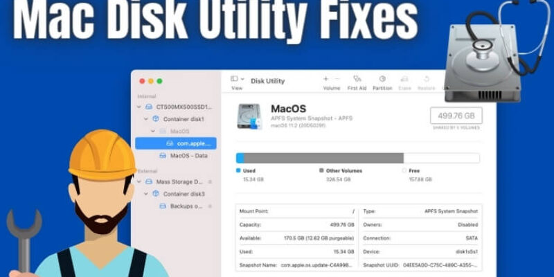 Mac Disk Utility Problems on Mac, MacBook: Quickly Get the Solutions