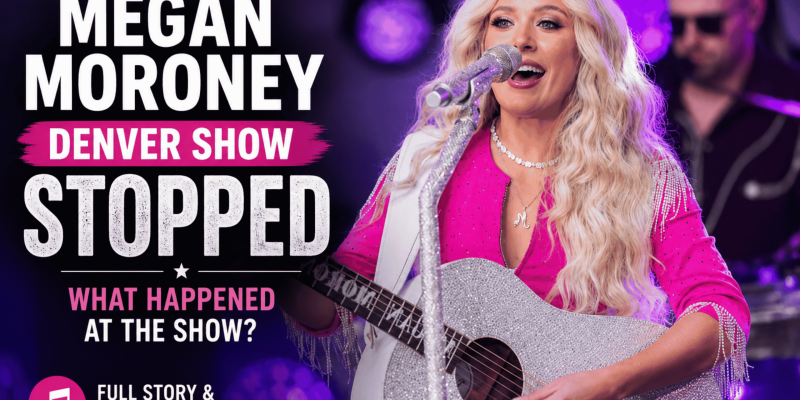 Megan Moroney Denver Show Stopped After 2 Songs – Here’s Why