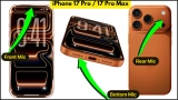 Where is microphone on iPhone 17, 17 Pro (Pro Max) & 17 Air