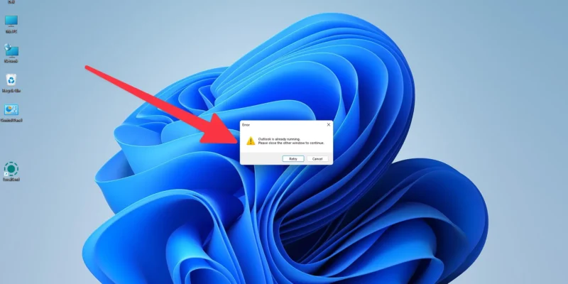 Fix Outlook is already Running error in Windows 11 (Just 3 Steps)