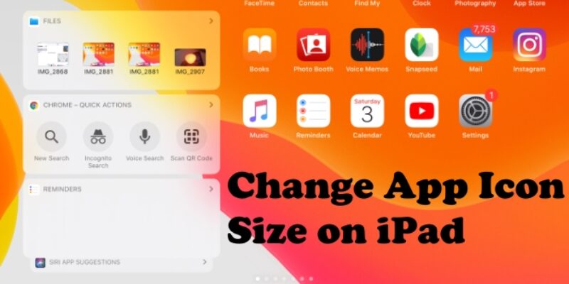 How to Change iPad iCon Size on iPadOS 15, Icons Too Small on iPadOS