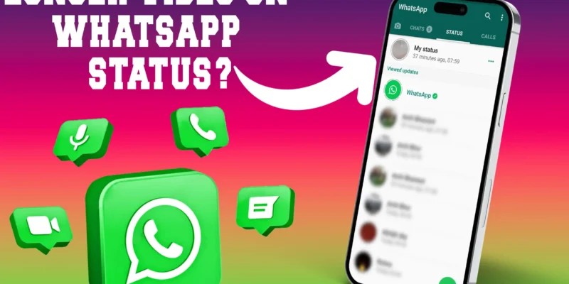 Post more than 60 seconds video on whatsapp status iPhone