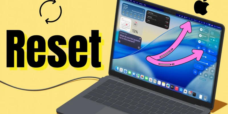 How to Reset Control Center & Menu Bar on MacBook (Tahoe)