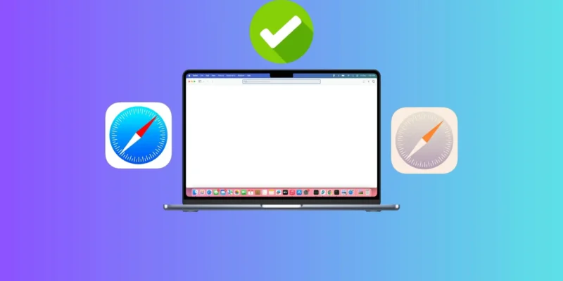 Safari Showing Blank White Page on Mac (Sequoia/Sonoma)