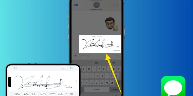 How to Send Handwritten Messages on iPhone 15 and iPad