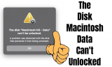 The Disk “Macintosh HD-Data” Can’t Be Unlocked Sequoia
