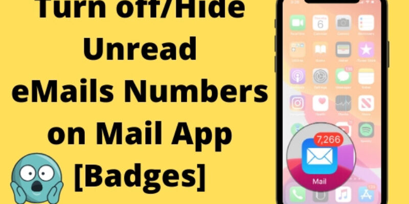 How to Turn off Unread Mail Count in Mail App on iPhone