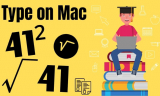 How to Type Squared Symbol on a Mac? (²,  √)Pages, Word, Mail…