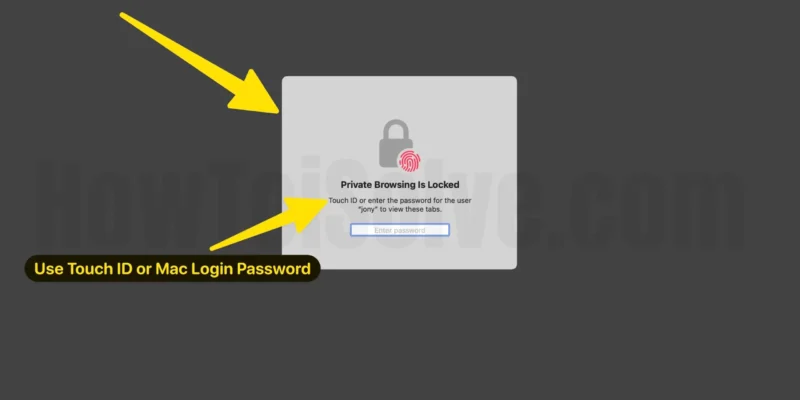How to Lock Safari Private Tabs on Mac