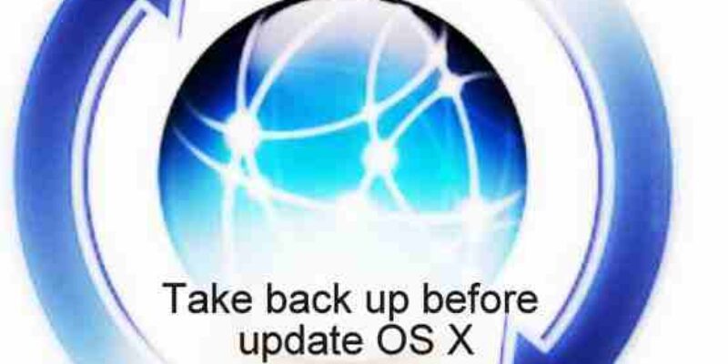 How to Take Back Up before Update OS X in MacBook, Mac