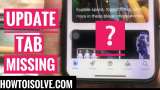 Fix iOS App Store Update Tab Missing on iPhone and iPad