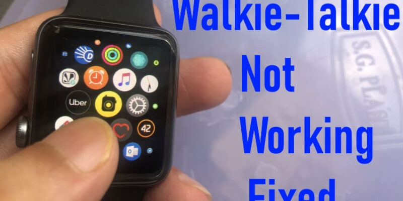 Fix Apple Watch Walkie-Talkie Not Working After WatchOS 10 Update