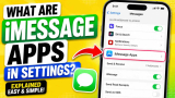 What are iMessage apps in Settings?