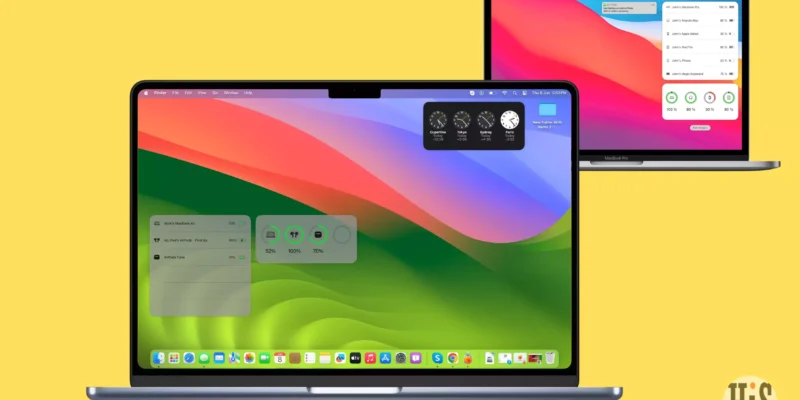 How to Add a Battery Widget on MacBook Pro / Air (2025)