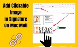 Add Clickable Image in Email Signature on Mac Mail App [Hyperlink]