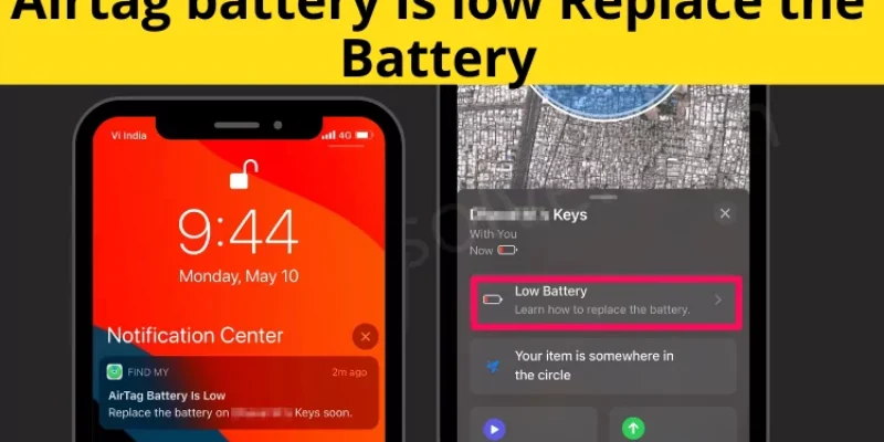 Airtag battery is low replace the battery on Airtag name (iOS 26)