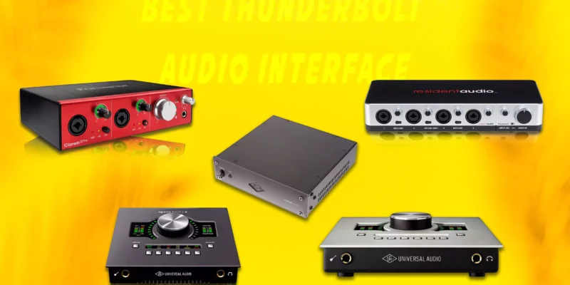 Best Thunderbolt Audio Interface for Mac (2026)