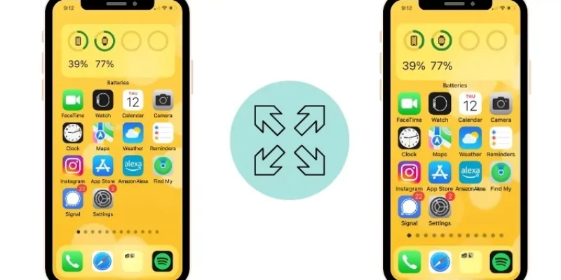 How to Change Apps icon Size on iPhone, iPad (iOS 26)