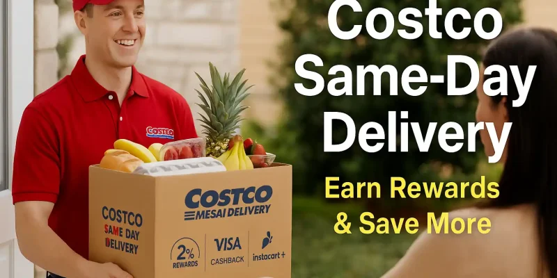 Costco Same-Day Delivery Member Benefits: Earn Cash Back & Save