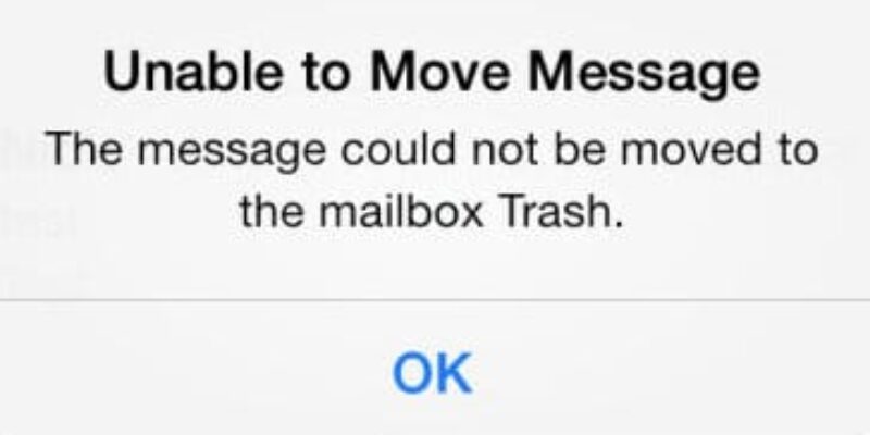 Fix Unable to Move Message to Trash on iPhone Mail iOS 26