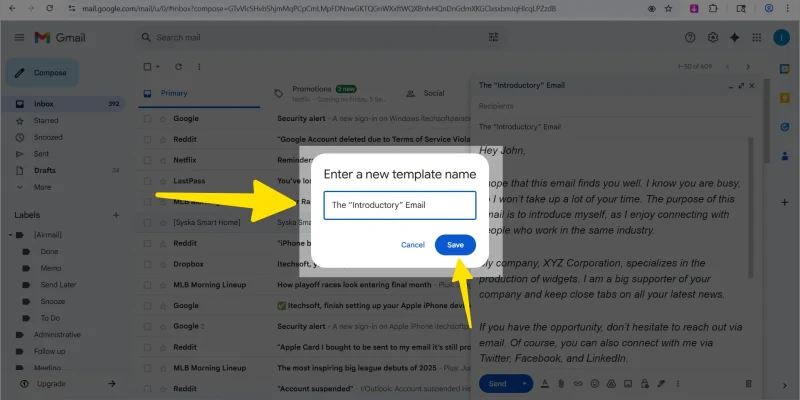 How to Create Email Templates in Gmail (4 Steps)