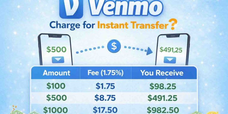 How much does Venmo charge for instant transfer