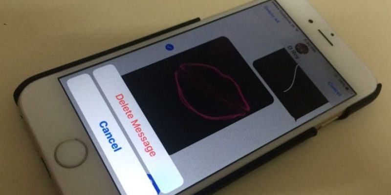 How to Delete a Picture or Video in Messages App on iPhone