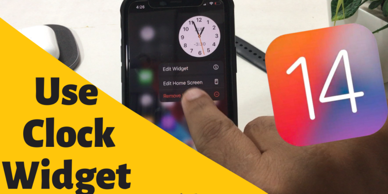 How To Add Clock Widget On iPhone Lock and Home Screen