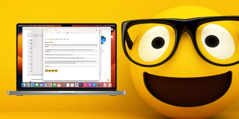 How to Add Emojis to Emails on mac & Subject Line