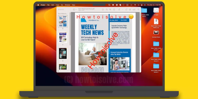 How to Add Watermark to PDF on Mac (Sequoia/Sonoma included)
