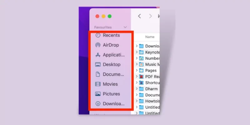How to Bring Back Missing Finder Sidebar Menu on Mac Computer