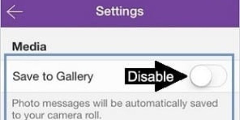 How to Stop Viber Saving Photos/Videos on iPhone, iPad, Android