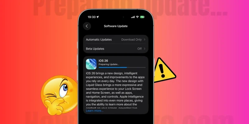 iOS 26.4 Stuck On Preparing Update on iPhone (Fixed)
