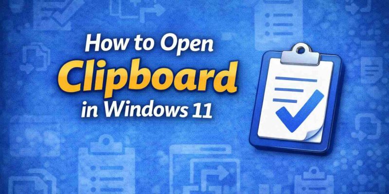 How to Open Clipboard in Windows 11 (Complete Guide)