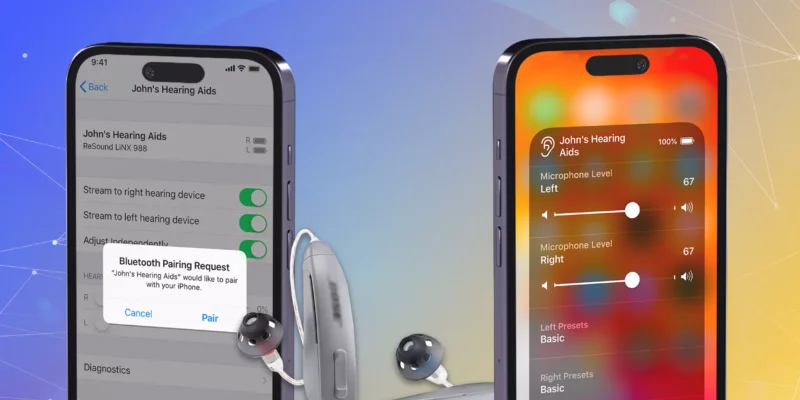 How to Pair hearing aids to iPhone