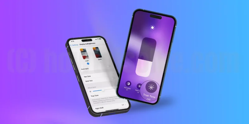 How to Turn on or off True Tone on iPhone, iPad, and Mac